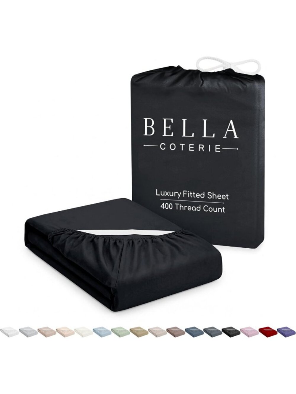 Luxury Bamboo Viscose Queen Fitted Sheet - Soft, Eco-Friendly Bedding Essential